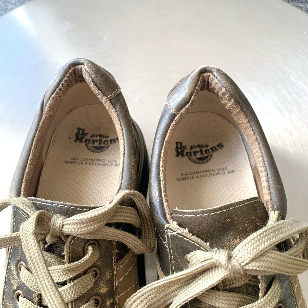 Dr Martens Leather Lace-up Oxford shoes Y2k DM Chunky hipster Docs UK5 M6 W7 - Picture 7 of 9